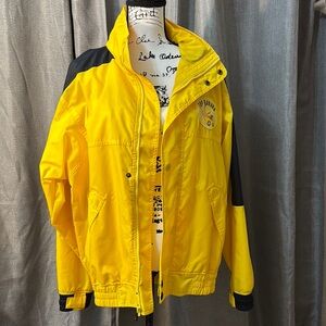 Outer Banks Yellow and Black Men's or woman’s medium wind breaker